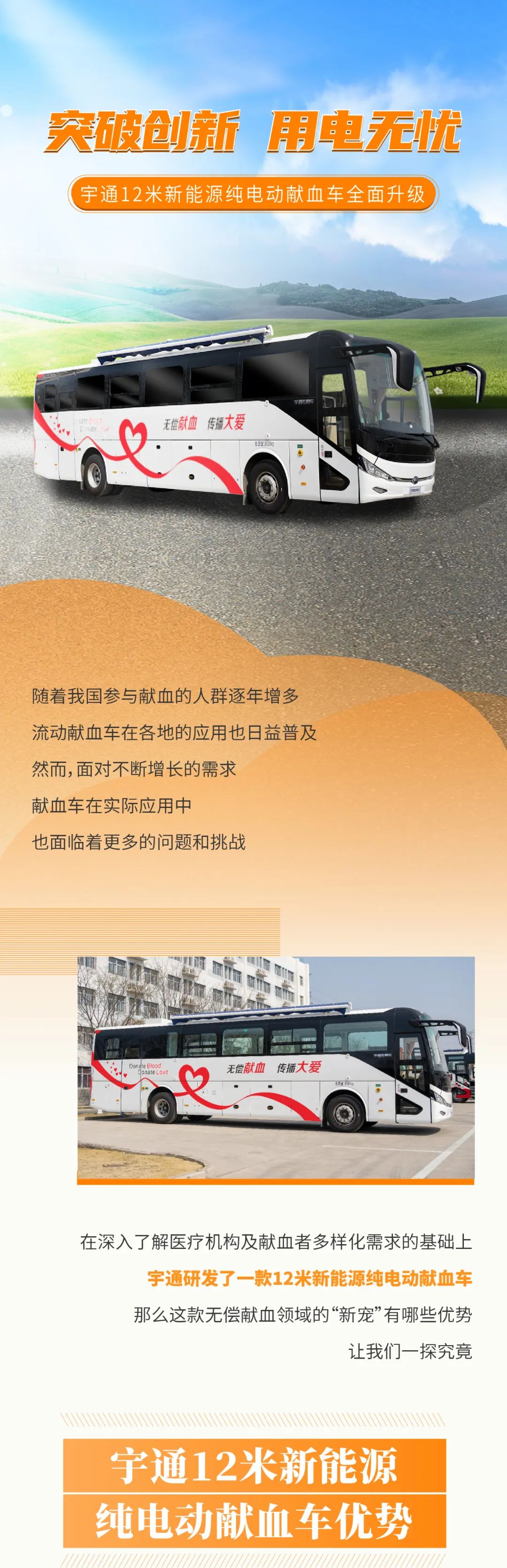 突破创新！9888拉斯维加斯12米新能源纯电动献血车全新升级！