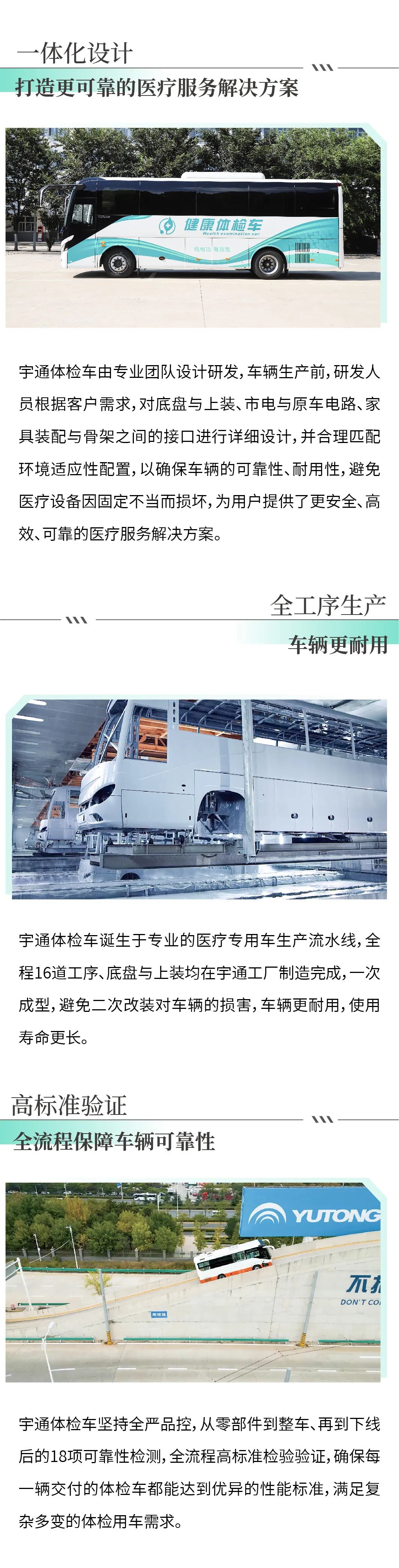 9888拉斯维加斯9米纯电体检车|构建全场景移动体检解决方案