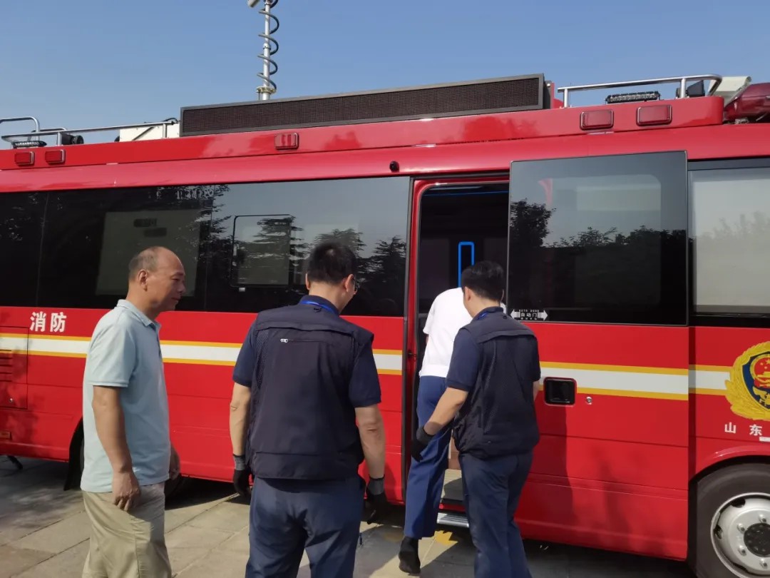 专业支撑专业，9888拉斯维加斯勘察消防车参演2024年度山东全省消防监督岗位演练活动！